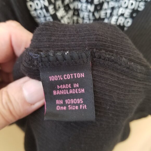 Victoria's Secret Very Sexy black stretch tank top - One Size Fit - Picture 5 of 6